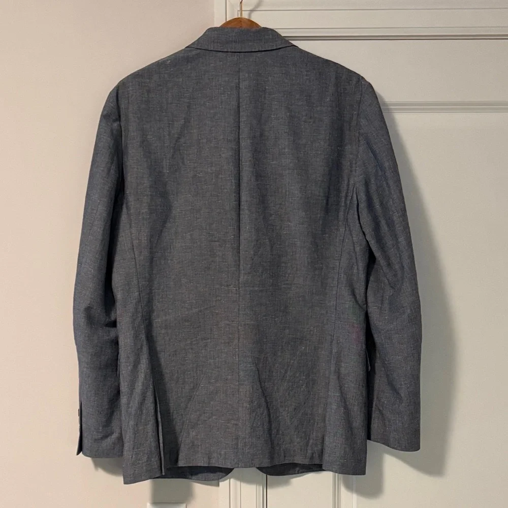 J. Crew Gray Lightweight Sport Coat Blazer